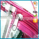 OEM Wholesale Clear Zipper Plastic Transparent Makeup Ziplock PVC Bags Handbag thumbnail-3