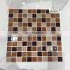 Brown Color Crystal Mosaic Tiles Swimming Pool Glass Mosaic Tiles Splash Back Hot Melted Pool Mosaics Tiles thumbnail-5