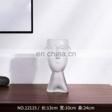 European Style Decorative Vases Transparent Glass Flower Tall For Weddings Decor Luxury thumbnail-3