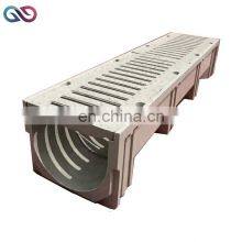 Factory 100*200 mm SMC Drainage Channel With Ductile Iron Grating for Trench Drain System thumbnail-2