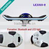 2016 Wholesale Hoverboard New Design Flash LED Light One Wheel Electric Skateboard Self Balancing Electric Unicycle Scooter thumbnail-2