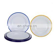 Personalized Factory Christmas Pizza Metal Plate Dish With Company Printing Logo thumbnail-2