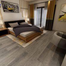 GKBM Greenpy SY-W1009 Waterproof Nostalgic Gray Oak 4mm Click Stone Plastic Composite SPC Flooring thumbnail-5