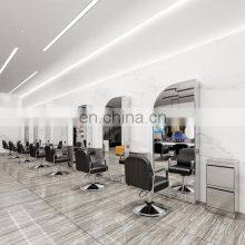 Beauty Salon Barber Wall Mirror With LED Changing Color Light thumbnail-5