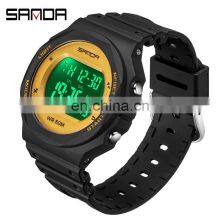 SANDA 6069 Women Watches LED Electronic Digital Waterproof Ladies Clock Female Wristwatch Watch Women Brand thumbnail-1