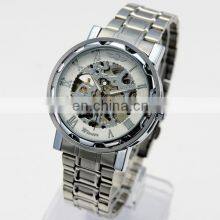 Winner 614 Fashionable Self-wind Men Stainless Steel Automatic Mechanical Watch thumbnail-3
