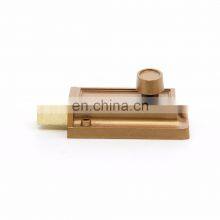 Excellent Zinc Alloy Brass Plating Wooden Door Rim Lock Without Handle