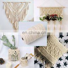 Macrame Soft Colorful 100% Cotton Drawstring Yarn Cord Rope 3mm for Craft thumbnail-3