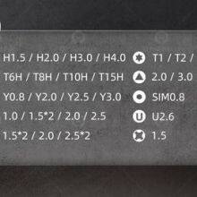 JAKEMY JM-8189 32 In 1 Screwdriver Set Magnetic Bits thumbnail-3