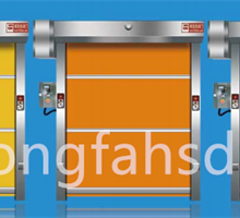 Industrial Electrical Plastic High Speed Roller Shutter PVC Door thumbnail-2