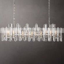 Bonnington Modern Luxury k9 Crystal Glass Linear Chandelier Hanging Hotel Restaurant Living Room Ceilings Home Decor Lighting thumbnail-4