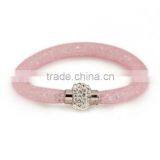 Beautiful Design Mesh Stardust Bracelet Femme Magnetic Crystal Bracelets Bangles For Women Pulseras Bijoux thumbnail-1