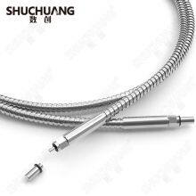 HP-SMA905 High Power Energy Fiber Optic Patchcord Overhanging Notched Fitting Laser Cutting Welding Fiber Optics thumbnail-4