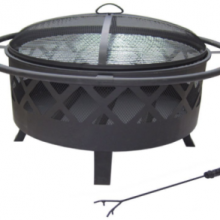 Portable Round High Quality Fire Pit With Smokeless Wood Burning Feature For Outdoor Patio Garden BBQ Grills Backyard Indoor Use thumbnail-1