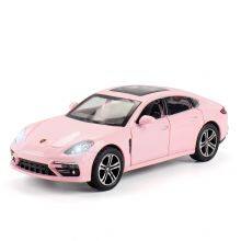 1/32 Panamera Model Sports Car Pink Die Cast Car Toy Alloy Simulation Pull Back Car Toy thumbnail-2
