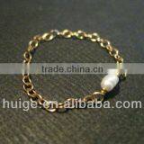 Delicate Double Chain Ring thumbnail-1