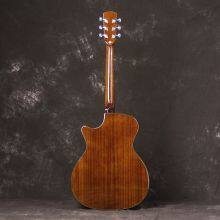 Otis 41inch Mahogany Solid Top Acoustic Guitar Manufacturer Cutaway Single Board Guitar Factory FG-26N thumbnail-5