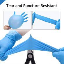 USA Wholesale 4.5 Mil Finger Textured Mechanic Heavy Duty Acid And Oil Resistance Industrial Food Safe Nitrile Gloves Powder Free thumbnail-3