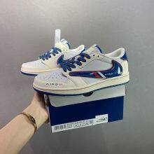 Nike Air Jordan 1 Low Customized AJ Collaboration Low-top Retro Sneakers, Comfortable Running Shoes for Men and Women thumbnail-3