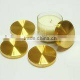 74mm Brush Gold Plating Candle Lid - Suitable for Libbey No. 280/2328/2522/2916 Glass thumbnail-1