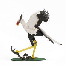 Funny Handmade Bird Secretary Bird Paper Craft Model Kit DIY Toys Puzzle Game for Stationery Toy Shop thumbnail-2