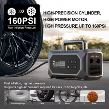 3250A 26800mAh 160PSI Jump Starter Power Pack With Air Compressor thumbnail-2