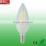 E14 2.2w Ultra Bright E14 300 Degree Transparent Led Candle Light