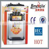 Chinese Hot Sale Tabletop Commercial New 3 Head Soft Ice Cream Yogurt Machine 220v 50hz/60hz