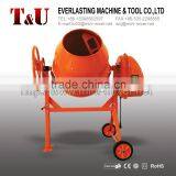 EU Standard 500w 120L Electric Engine Cement Mixer Cast Iron Gear Mini Cement Mixer
