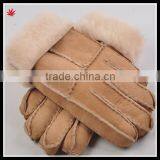 Double Face Cheap Wholesale Winter Warm Leather Glove thumbnail-1