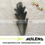 Manufacturer Hot Forged Leaves for Cast Iron Components Railings Fence thumbnail-2