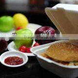 Eco-green Bagasse Small Hamburger Box thumbnail-1