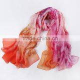 Factory OEM New Fashion Accessories Female Digital Printed Silk Scarf, 100%silk Chiffon Scarf Shawl ,hangzhou Silk Scarf Bandana Supplier's Choice thumbnail-2