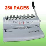 NEW A4 Wire Comb Coil Hole Punch & Binder Book Binding Machine 10Sheets 250Pages