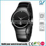 PVD Rosegold/Silver Ceramic Case Crystal Diamond and Ceramic Band Women Crystal Sapphire Ceramic Watch Brands thumbnail-1