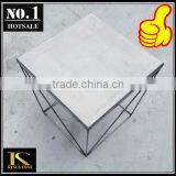 Modern Design Marble Top Table With Metal Frame Table thumbnail-5