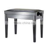 Musical Instruments Modern Black Adjustable Piano Bench Stool (D) Schumann thumbnail-1