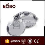 Cake Plate With Handles,stainless Steel Snacks Serving Tray thumbnail-3