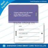 Factory Plastic Travel Tags Blank White Pvc Luggage Tag