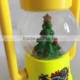 Yellow 2015 Hot Sale 45mm Polyresin Led Christmas Tree Water Globe Latern Design thumbnail-5