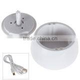 Veister Mini USB Humidifier Air Purifier Aroma Diffuser for Office Home Car White thumbnail-2