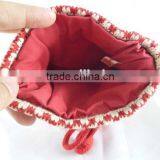 Knitted 13*13cm Purse Custom Design 100% Acrylic Material Coin Purse for Lady thumbnail-2