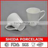 10OZ V Shape New Bone China Mug Factory Direct Supply in Cheap Price
