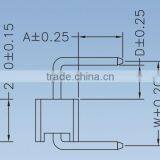 1.27mm Single Row U Type Pin Header H=2.5 thumbnail-1