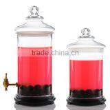 4L Glass Juice Bottle, New Design Glass Beverage Dispenser Made in China thumbnail-4