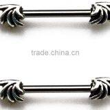 Bat Wings Nipple Shield Rings Barbell thumbnail-1