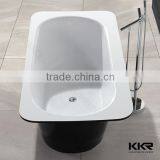 Artificial Stone Resin Bath Small Sitting Bathtub for Dubai thumbnail-3