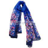 2015 Fashionable Small Flower Chiffon Scarf- In Stock thumbnail-1