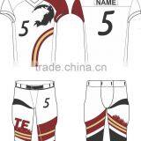 Top Custom College Sublimated Polyester American Football Uniforms