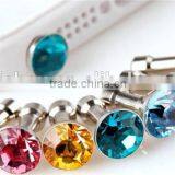 Wholesale Crystal Diamond 3.5mm Anti Dust Plug Headset Jack Stopper For IPhone 4 4s 3G 5 5G 5C 5S 6 6plus IPad Mini thumbnail-2